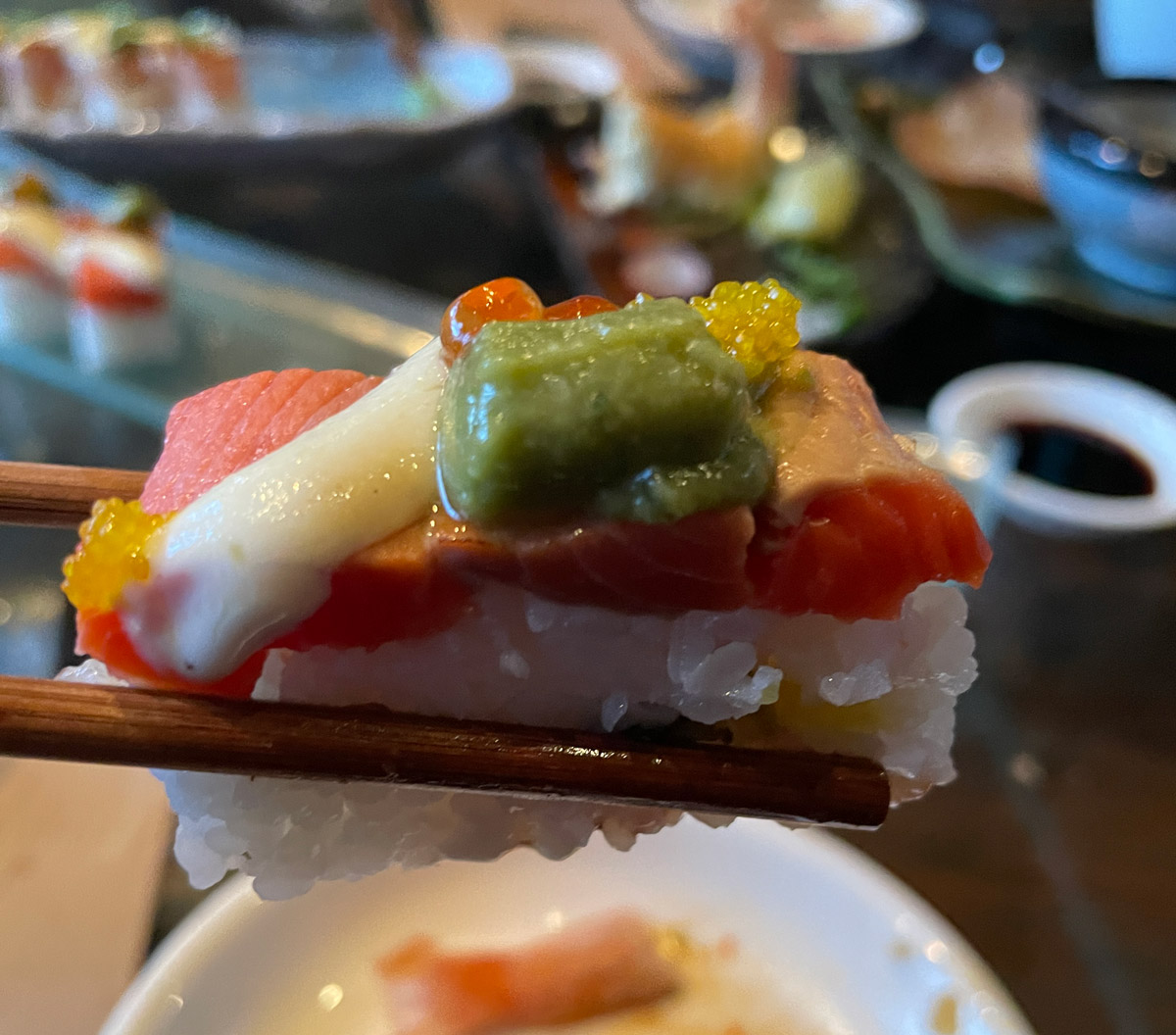 Pressed Salmon Sushi